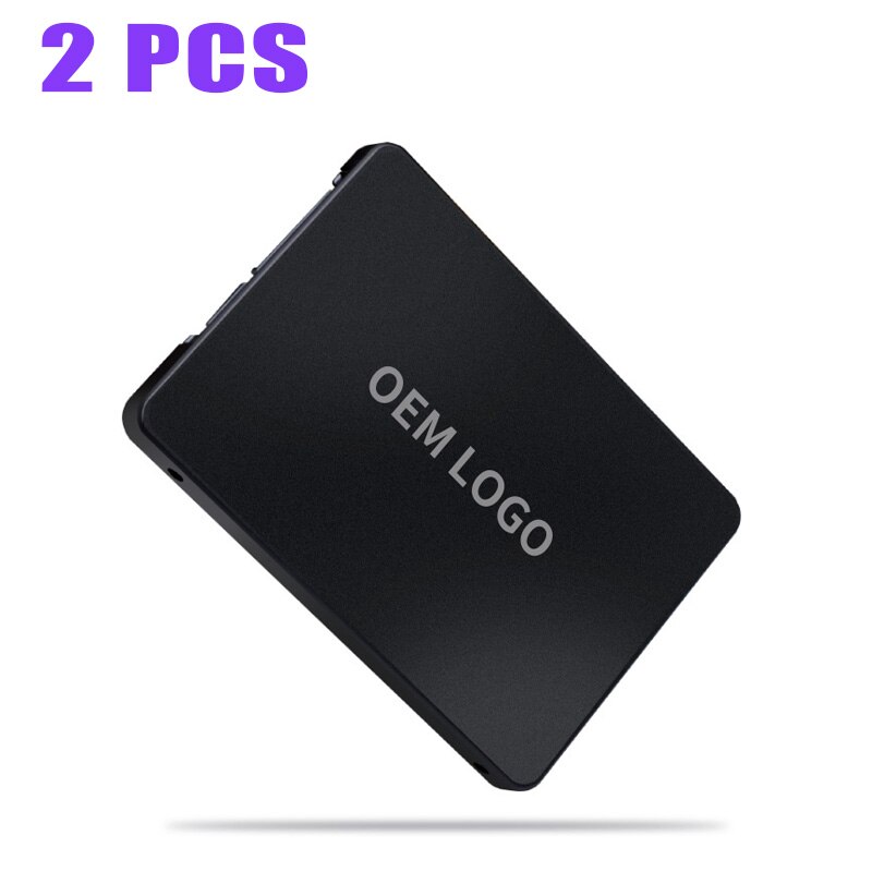 2PCS SSD 512GB 256GB 240GB 120GB 내부 솔리드 스테이트 디스크 SSD 하드 드라이브 SATA3 2.5 인치 노트북 데스크탑 PC 무료 사용자 정의 로고